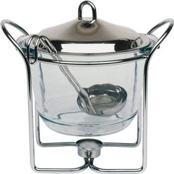 Food & Beverage Glass Hot Pot with Ladle