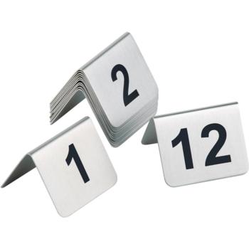 Satin Table Numbers 13-24