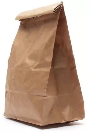 Grab Bag Takeaway Paper Carrier Bags (250)