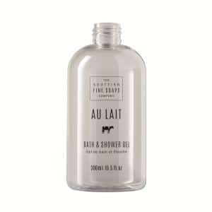 Au Lait Bath & Shower Gel Empty Bottles 6 x 300 ml