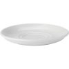 Pure White Double Well Saucer 6'' (15cm) Case of 6