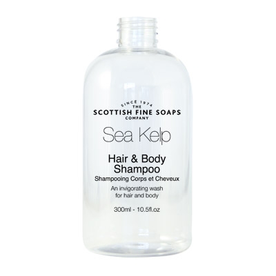 Sea Kelp Hair & Body Shampoo 300ml Empty Printed Bottle Pack of 6