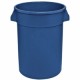 Huskee Round Container Blue 75lt