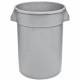 Huskee Round Container Grey 75lt