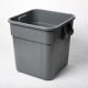 Huskee Square Container Grey 140lt