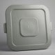 Huskee Square Secure Push Fit Lid Grey