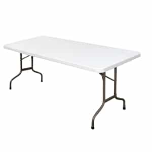 Foldaway Rectangular Utility Table 6ft