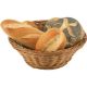 Round Poly Rattan Bread Basket. Stackable. (25.5cm)