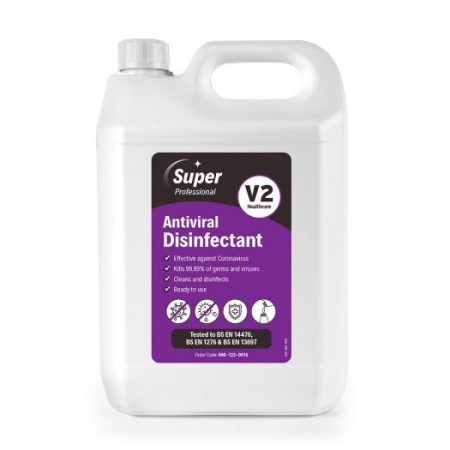 V2 Anitiviral Disinfectant Effective Against Coronavirus - 5lt