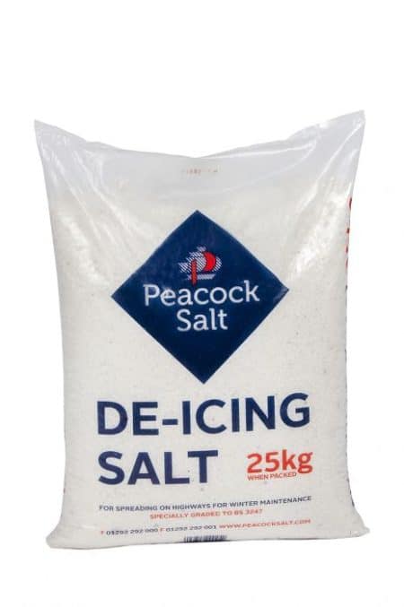 De-Icing White Rock Salt 25kg