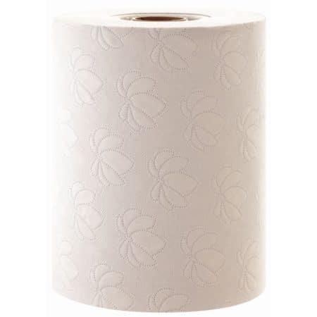 Lotus En Motion White Hand Towel Roll 1ply 143m (Pack 6)